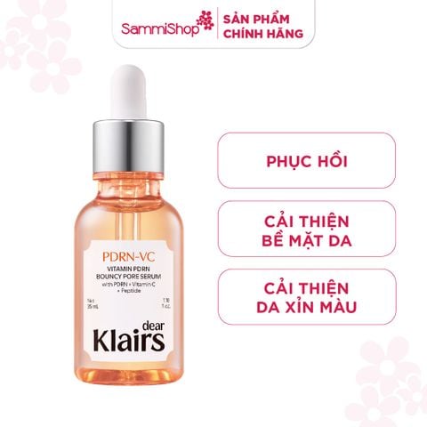 Dear Klairs Tinh chất Vitamin PDRN Bouncy Pore Serum 35 mL