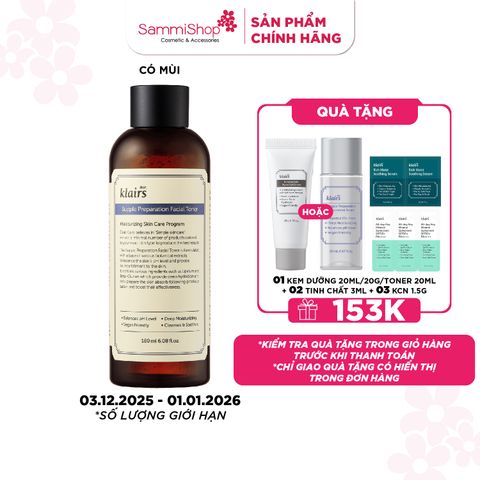Dear, Klairs nước hoa hồng Supple Preparation Facial Toner 180ml