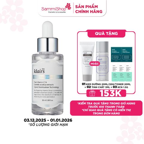 Dear, Klairs Tinh chất Freshly Juiced Vitamin Drop 35mL