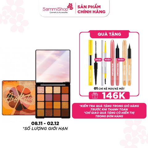 M1T1 8.11-02.12 Lemonade Bảng mắt Aesthetic Eyeshadow Palette 16 ô 20.8g
