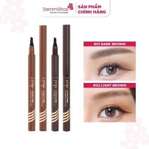 LipHip Kẻ lông mày 4Point Pure Eyebrow Tattoo Pen 0.8g