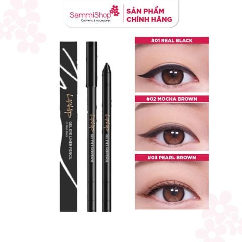 LipHip Chì kẻ mắt Gel Eyeliner Pencil 0.4g