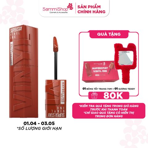 APP .WEB 01.04 - 03.05 Maybelline Son kem superstay vinyl ink