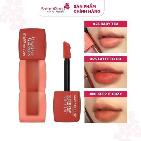 M1T1 01.04 - 15.04 Maybelline Son kem Superstay Teddy Tint