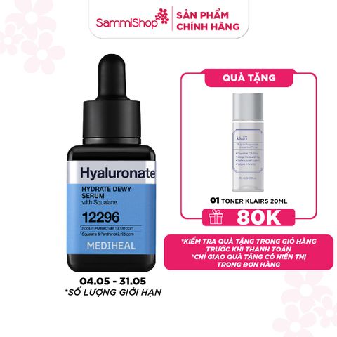 Mediheal Tinh chất Low Molecular Hyaluronate Hydrate Dewy Serum 40ml