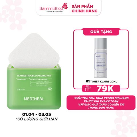 Mediheal Mặt nạ dưỡng da Teatree Trouble Calming Pad 170ml