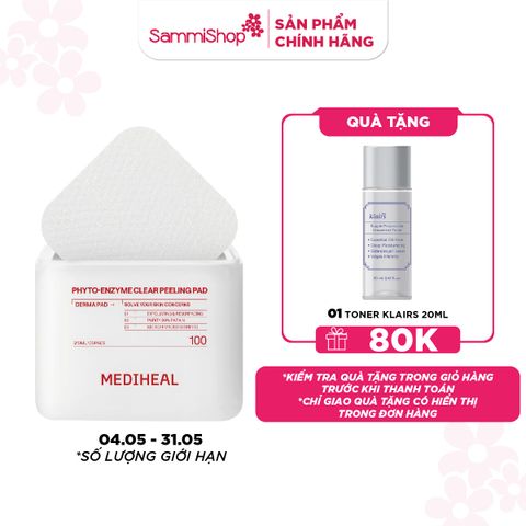 Mediheal Mặt nạ dưỡng da Phyto-Enzyme Clear Peeling Pad 210ml