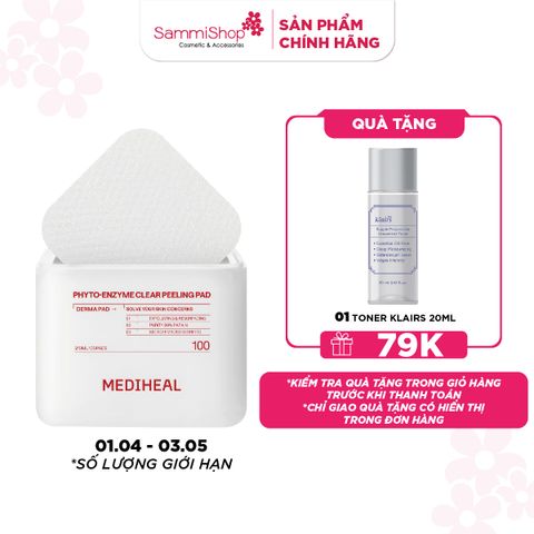 Mediheal Mặt nạ dưỡng da Phyto-Enzyme Clear Peeling Pad 210ml