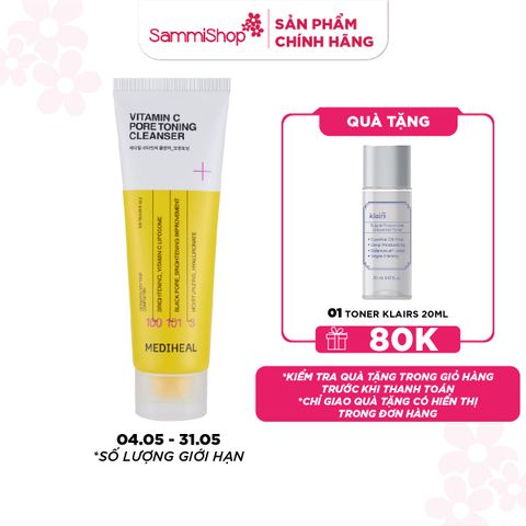 Mediheal Sữa rửa mặt Vitamin C Cleanser Pore Toning 120ml