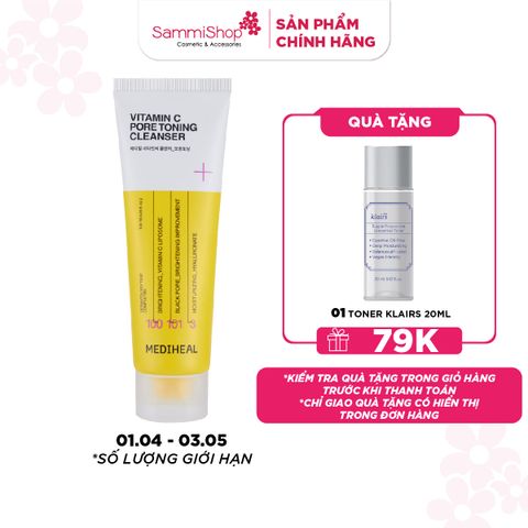 Mediheal Sữa rửa mặt Vitamin C Cleanser Pore Toning 120ml