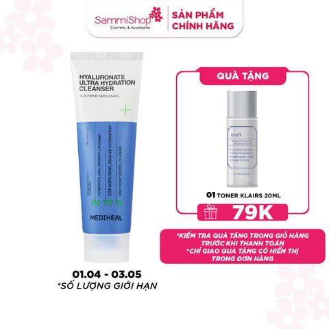 Mediheal Sữa rửa mặt Hyaluronate Cleanser Ultra Hydration 120ml