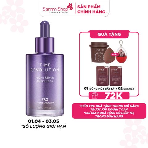Missha Tinh chất Time Revolution Night Repair Ampoule 5X 50ml