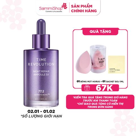 Missha Tinh chất Time Revolution Night Repair Ampoule 5X 50ml