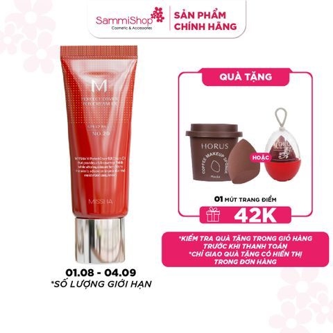 Missha Kem nền M Perfect Cover BB Cream EX SPF42 PA+++ 20ml