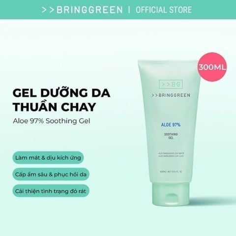 APP-WEB 01.04 - 03.05 Bring Green Gel dưỡng da Aloe 97% Soothing Gel 300ml