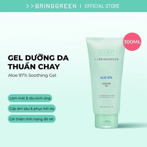 APP+WEB 13.06 - 15.06 Bring Green Gel dưỡng da Aloe 97% Soothing Gel 300ml