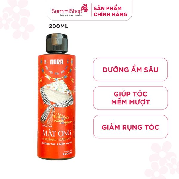 Nara Dầu xả Mật Ong Nha đam dầu dừa