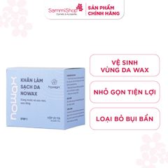 Nowax Khăn vệ sinh da trước và sau khi Wax lông hộp 20 túi