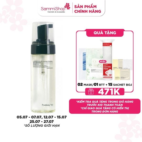 Pyunkang Yul Sữa rửa mặt Calming Low pH Foaming Cleanser 150ml