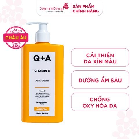 Q+A Kem dưỡng Vitamin C Body Cream 250ml