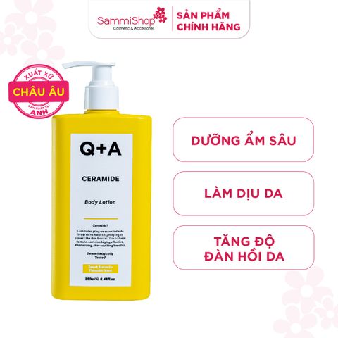 Q+A Sữa dưỡng Ceramide Body Lotion 250ml