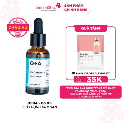 Q+A Tinh chất Niacinamide Facial Serum 30ml