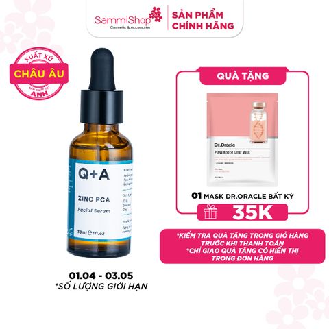 Q+A Tinh chất Zinc PCA Facial Serum 30ml