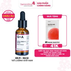 Q+A Tinh chất Hyaluronic Acid Facial Serum 30ml