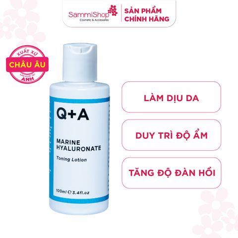 Q+A Nước hoa hồng Marine Hyaluronate Toning Lotion 100ml
