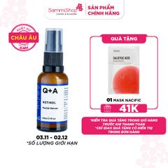 Q+A Tinh chất Retinol Facial Serum 30ml