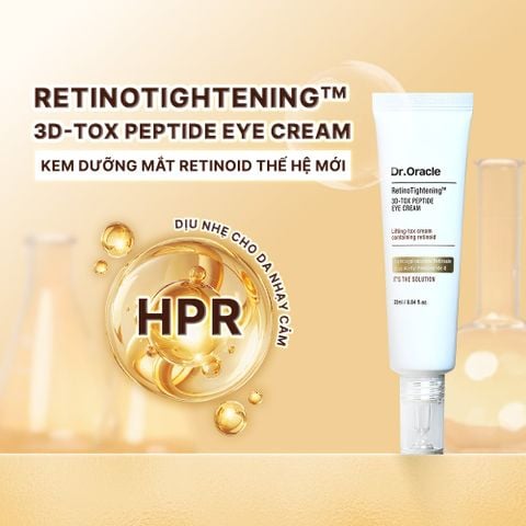 Dr.Oracle Kem dưỡng Retino Tightening 3D-TOX Peptide Eye Cream 25ml