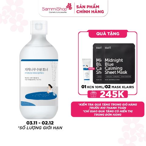 Round lab Nước hoa hồng Birch Juice Moisturizing Toner 300ml