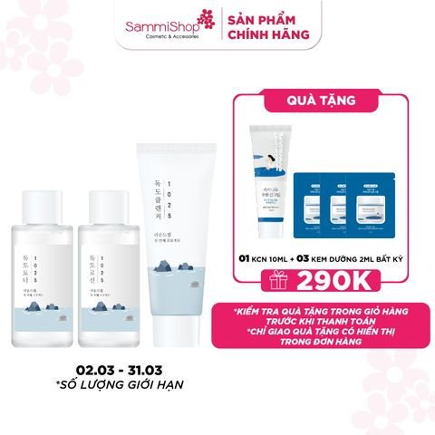 Round lab Bộ chăm sóc da 1025 Dokdo On The Go Kit