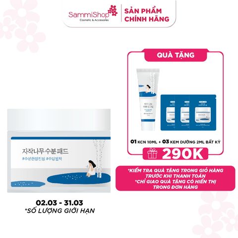 Round Lab Mặt nạ dưỡng da Birch Juice Moisturizing Pad 80 pcs