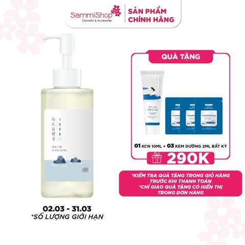 Round Lab Dầu tẩy trang 1025 Dokdo Cleansing Oil 200ml