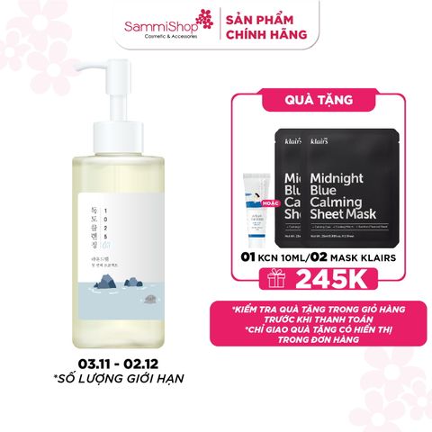 Round Lab Dầu tẩy trang 1025 Dokdo Cleansing Oil 200ml