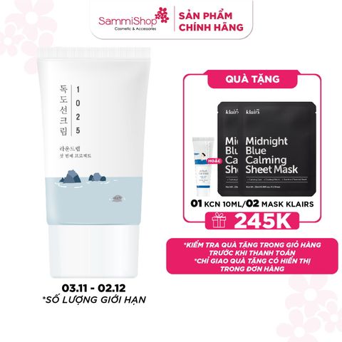 Round Lab Kem chống nắng 1025 Dokdo Sunscreen 50ml