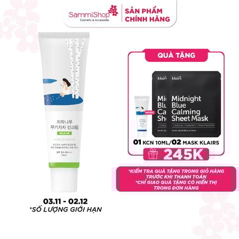 Round Lab Kem chống nắng Birch Juice Mild-up Sunscreen 50ml