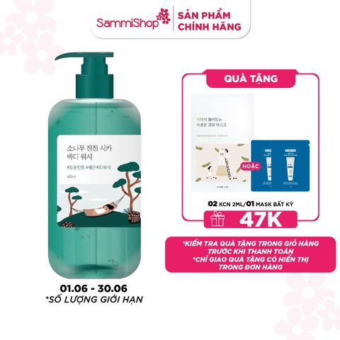 Round lab Sữa tắm Pine Calming Cica Body Wash 400ml