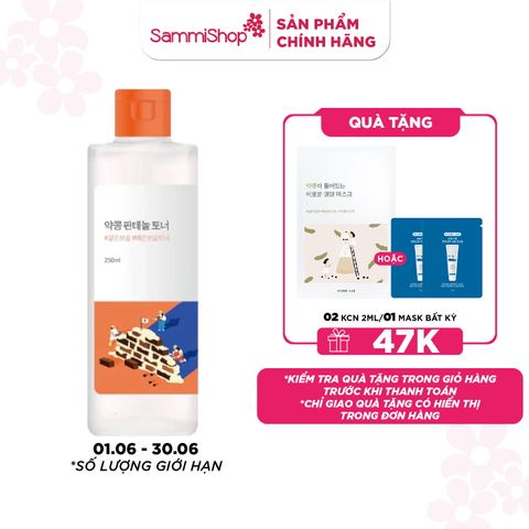 Round lab Nước hoa hồng Soybean Panthenol Toner 250ml