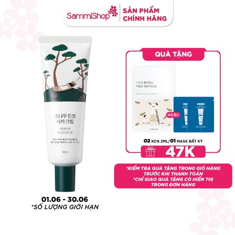 Round lab Kem dưỡng da Pine Calming Cica Cream 50ml