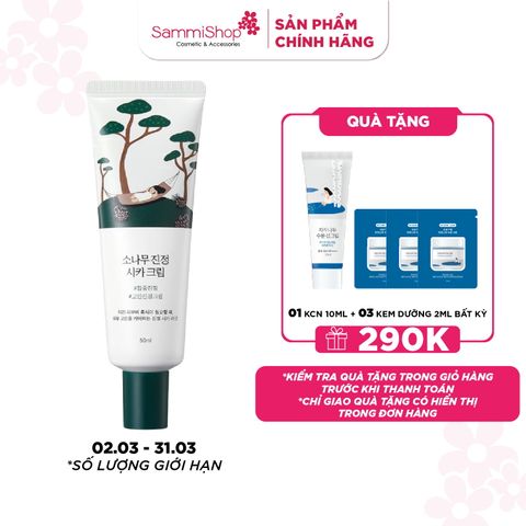 Round lab Kem dưỡng da Pine Calming Cica Cream 50ml