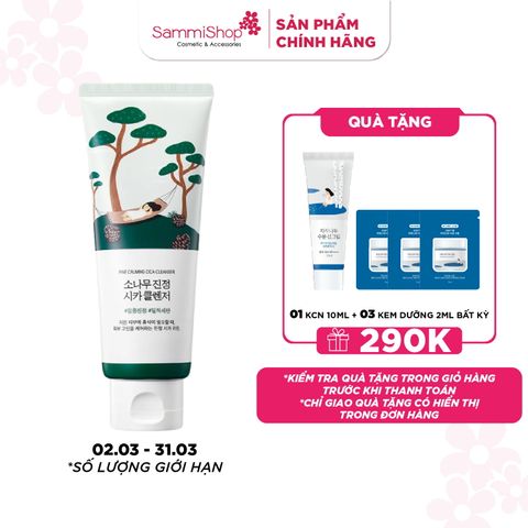Round lab Sữa rửa mặt Pine Calming Cica Cleanser 150ml