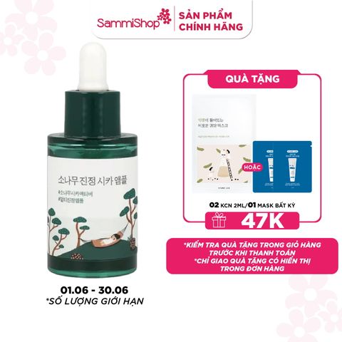 Round lab Tinh chất dưỡng da Pine Calming Cica Ampoule 30ml