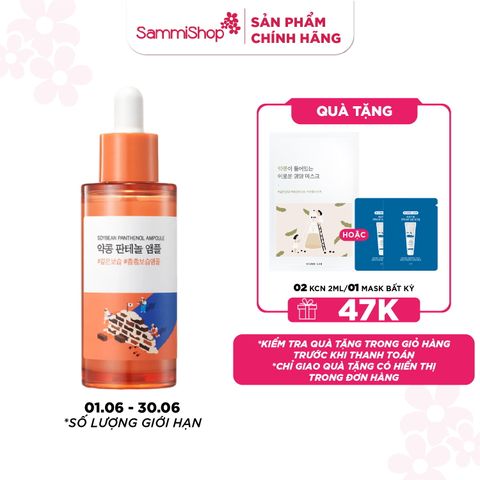 Round lab Tinh chất dưỡng da Soybean Panthenol Ampoule 50ml
