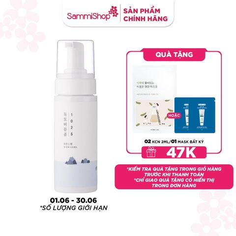 Round lab Sữa rửa mặt 1025 Dokdo Bubble Foam 150ml