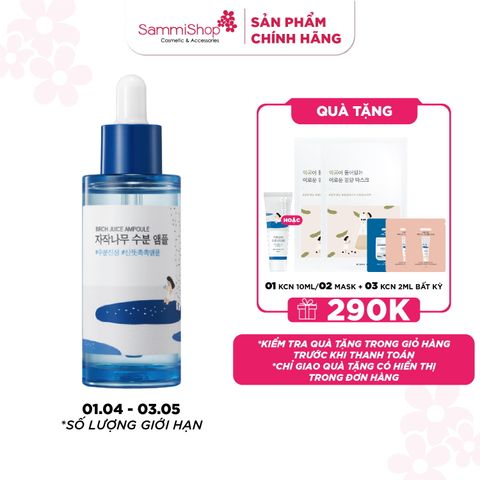 Round lab Tinh chất dưỡng da Birch Juice Ampoule 50ml