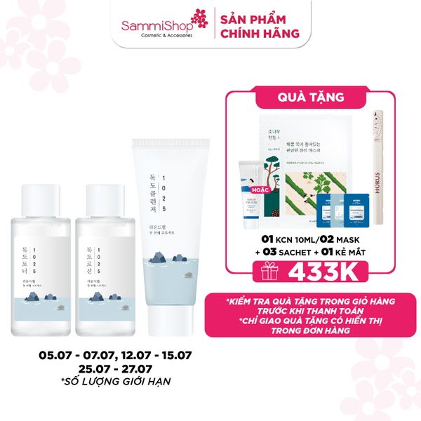 Round lab Bộ chăm sóc da 1025 Dokdo On The Go Kit