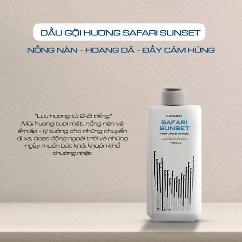Fanmen Dầu gội nước hoa Safari Sunset