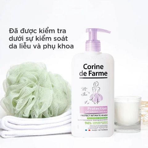 Corine De Farme Dung dịch vệ sinh Protect Intimate Wash 250ml